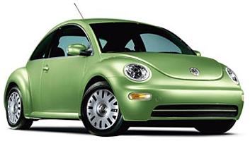 green volkswagen beetle